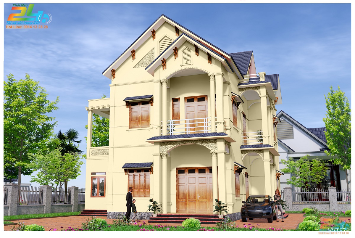 Công thức lựa chọn màu sơn nhà đẹp cho nhà biệt thự Mai Thiên Phúc #44 Công thức lựa chọn màu sơn nhà đẹp cho nhà biệt thự Mai Thiên Phúc